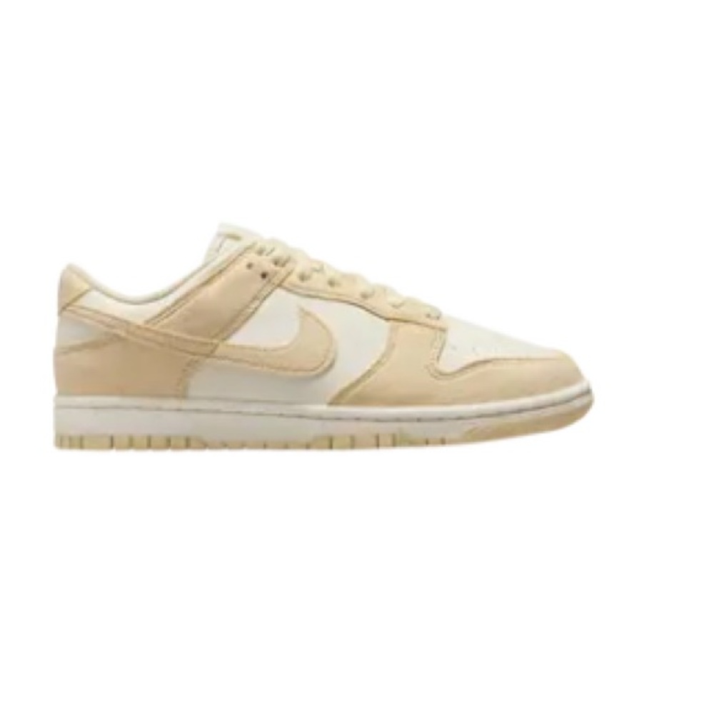 Tan and White Nike Low Dunk sneakers - brand new and unworn